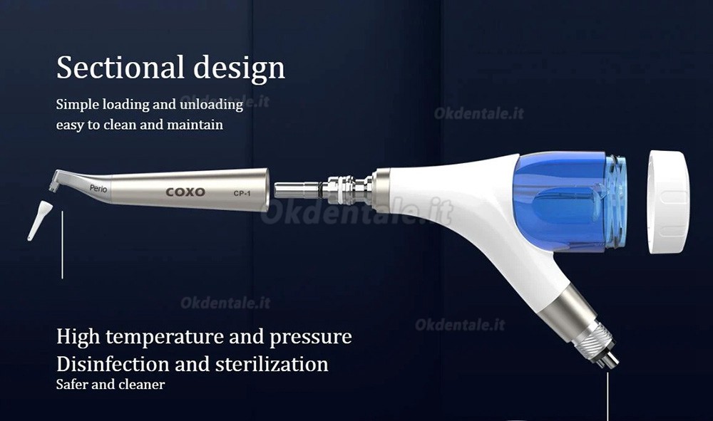 COXO Yusendent CP-1 Attrezzature per la lucidatura ad aria dentale (Sopragengivale + Sottogengivale)
